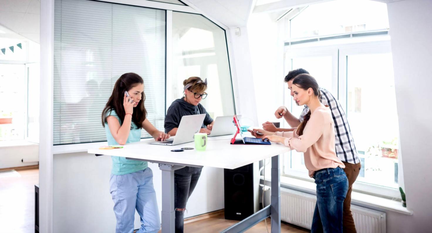 Visual communication design workspace